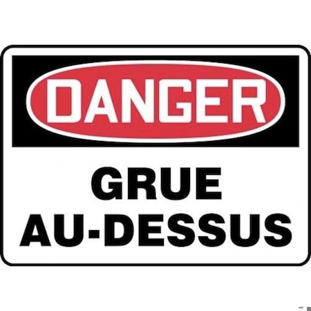 Accuform OSHA DANGER SAFETY SIGN CRANE FRMCRT153XP FRMCRT153XP